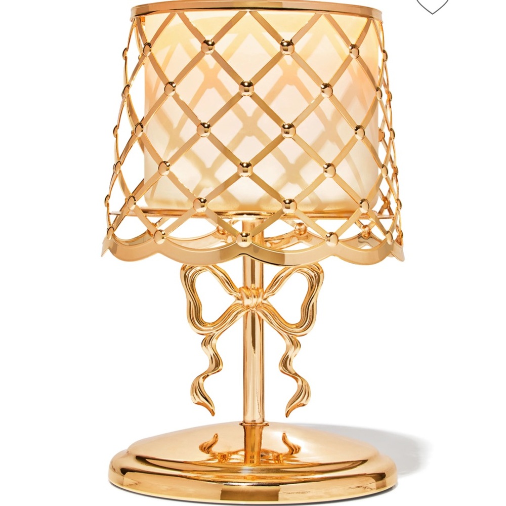 💫✨ BBW Bow Lamp 3-Wick Candle Holder NEW